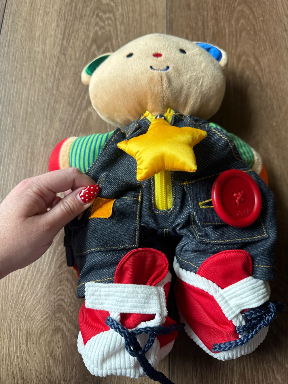 Melissa & Doug K's Kids - Teddy Wear Stuffed Bear Educational Toy - Picture 2 of 4